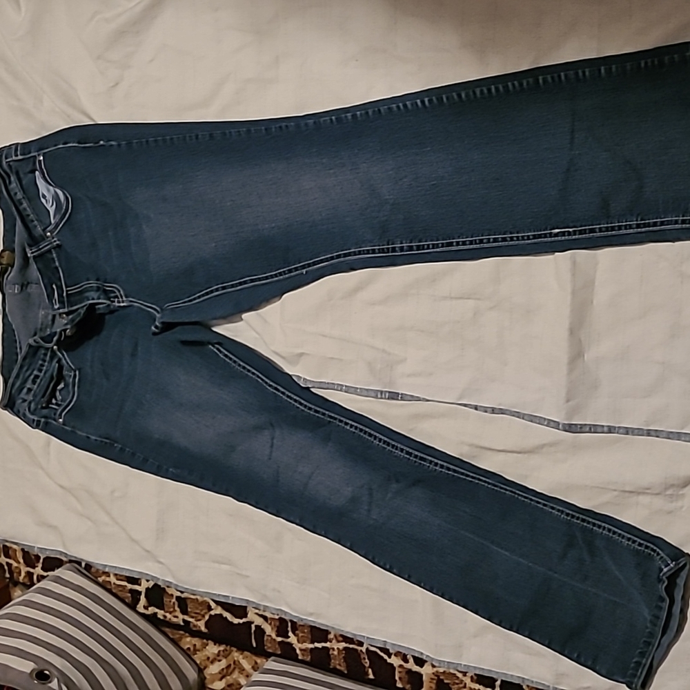 Blue indigo boot cut jeans